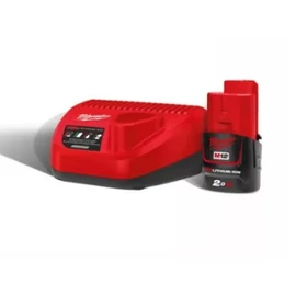 Milwaukee M12NRG-201 akkumulátor és töltő szett 