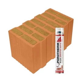 Porotherm 44 Thermo Profi tégla Dryfix