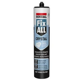 Soudal Fix-All Crystal színtelen ragasztó
