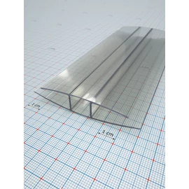 POLIKARBONÁT H PROFIL, barna/átlátszó 10 MM