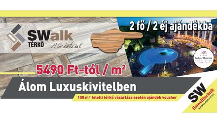 NYERJEN LUXUSUTAZÁST - SWalk térkövekkel