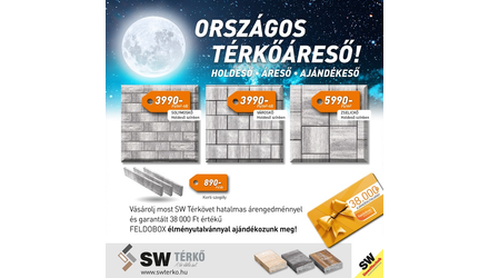 Október 31-ig tart az SW Térkő Holdeső akciója!