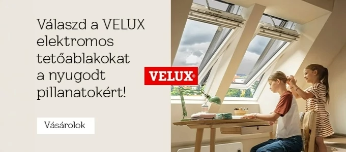 VELUX elektromos ablak